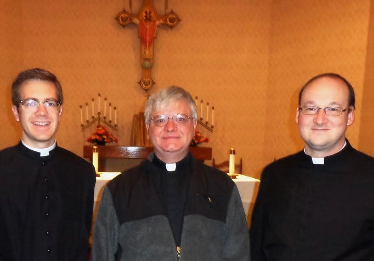 Peter, Fr. Jerry HIland, Fr. Martin Bachman.